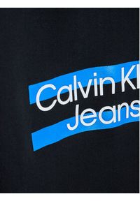 Calvin Klein Jeans Spodnie dresowe Maxi Block Logo IB0IB01591 Czarny Regular Fit. Kolor: czarny. Materiał: bawełna #3