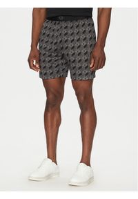 Hugo - HUGO Szorty piżamowe Jo 50540070 Szary Regular Fit. Kolor: szary. Materiał: bawełna