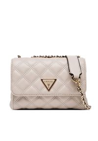 Guess Torebka Giully II Mini HWQG96 73740 Beżowy. Kolor: beżowy. Materiał: skórzane