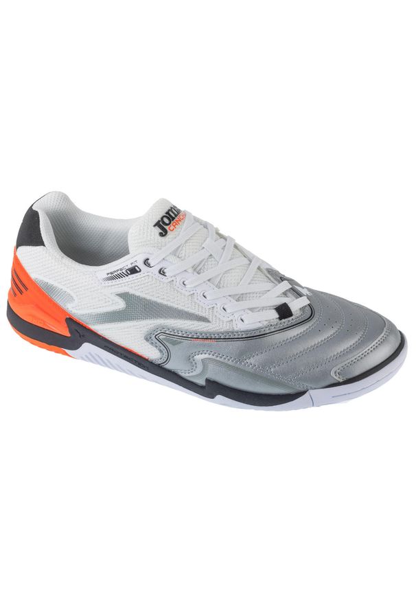 Joma - Buty halowe do piłki nożnej męskie, Cancha 25 CANW IN. Kolor: szary, wielokolorowy. Sport: piłka nożna