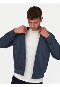 Only & Sons Kurtka bomber Joshua 22023287 Granatowy Regular Fit. Kolor: niebieski. Materiał: syntetyk #3