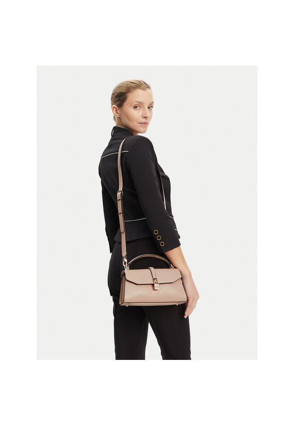 Torebka Guess. Kolor: beżowy