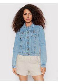 only - ONLY Kurtka jeansowa Wonder 15243147 Niebieski Regular Fit. Kolor: niebieski. Materiał: bawełna