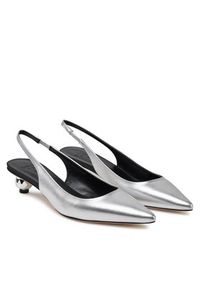 Weekend Max Mara Czółenka Gallico 2515521034600 Srebrny. Kolor: srebrny. Materiał: skóra #7