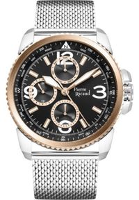 Zegarek Pierre Ricaud Zegarek męski Pierre Ricaud P60026.R1R4QF-SET srebrny. Kolor: srebrny #1