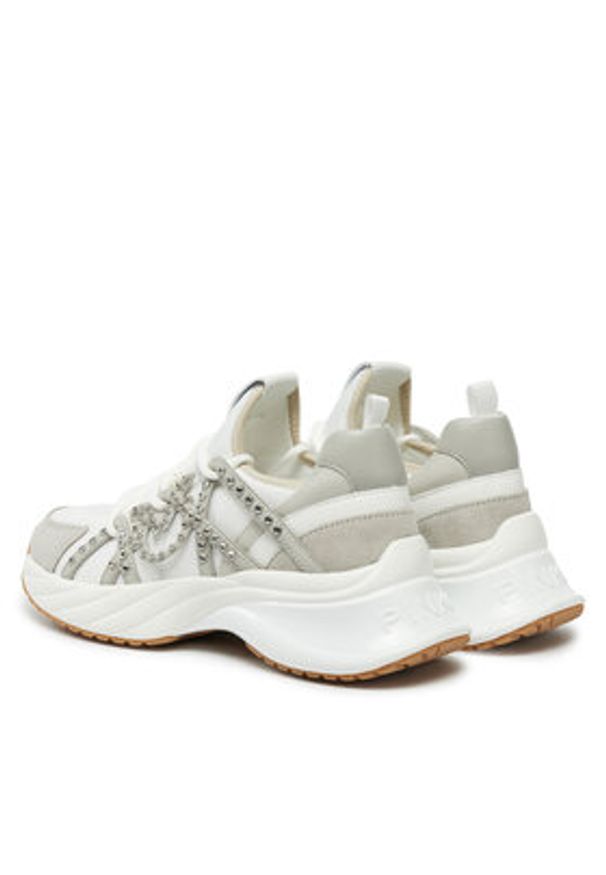 Pinko - PINKO Sneakersy Ariel 16 SS0085 T029 Biały. Kolor: biały. Materiał: materiał