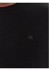 Calvin Klein Sweter LV04LB305G Czarny Regular Fit. Kolor: czarny. Materiał: wełna