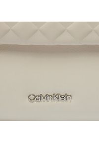 Calvin Klein Torebka Calvin Mini Quilt Camera Bag K60K611884 Écru. Materiał: skórzane #4