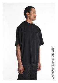 La Haine Inside Us T-shirt | 3Z M1215 | Mężczyzna | Czarny. Okazja: na co dzień. Kolor: czarny. Materiał: bawełna. Styl: casual, elegancki #3