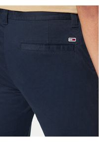 Tommy Jeans Chinosy Austin DM0DM20282 Granatowy Slim Fit. Kolor: niebieski. Materiał: bawełna #5