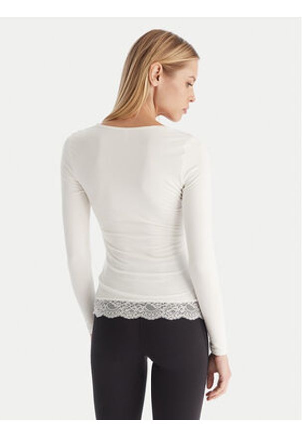 YSABEL MORA - Ysabel Mora Bielizna termoaktywna górna 70033 Biały Slim Fit. Kolor: biały. Materiał: syntetyk