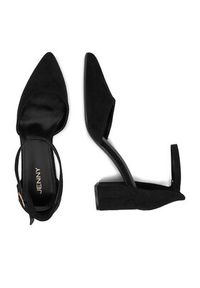 Jenny - JENNY Czółenka CEO-AMMA WSS20968-01 Czarny. Kolor: czarny. Materiał: materiał #5