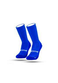 CALSOVO - Skarpetki z gripem - Antypoślizgowe - Jeden rozmiar - Piłka nożna. Kolor: niebieski. Materiał: bawełna, nylon, elastan. Sport: piłka nożna