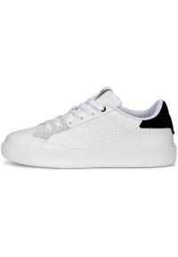 Buty Puma Lajla, Kobiety. Kolor: biały. Materiał: materiał, syntetyk. Sport: turystyka piesza #1