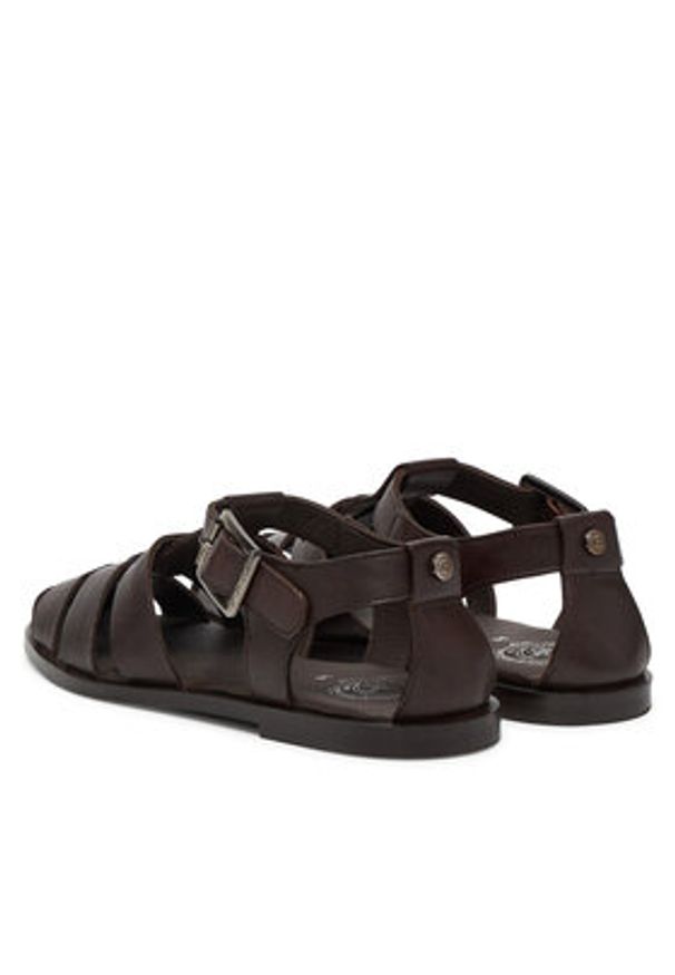 Beverly Hills Polo Club Sandały WI32-SL-64702-01 Brązowy. Kolor: brązowy. Materiał: skóra