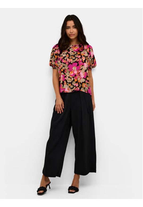 Kaffe Bluzka Pollie 10508548 Kolorowy Regular Fit. Materiał: wiskoza. Wzór: kolorowy