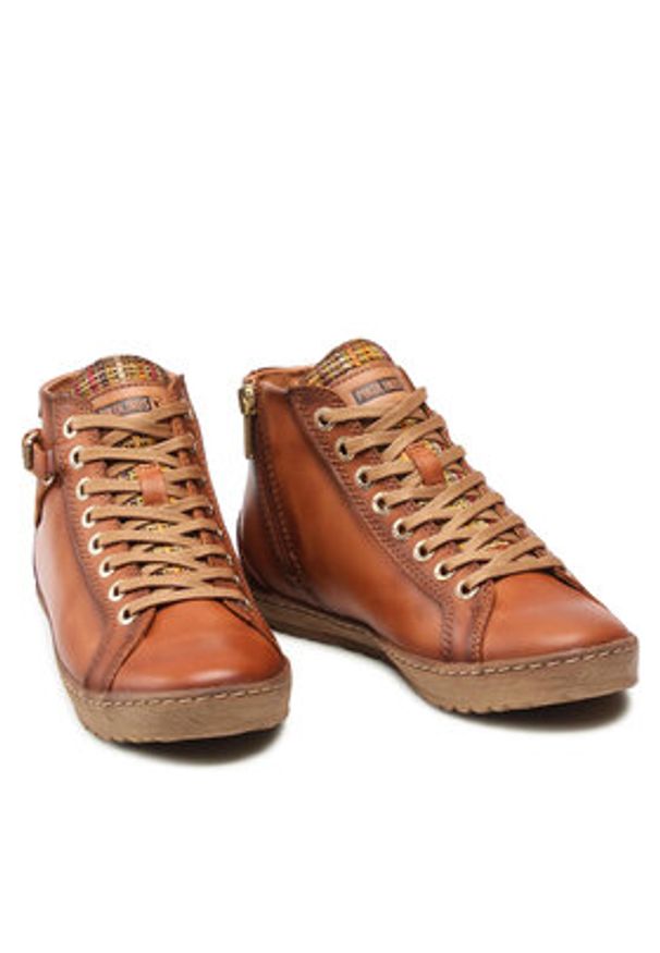 Pikolinos Trzewiki 901-7312 Brązowy. Kolor: brązowy. Materiał: skóra