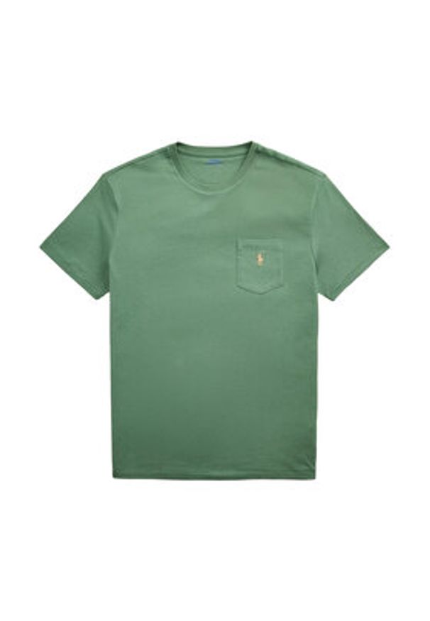 Polo Ralph Lauren T-Shirt 710704248270 Zielony Regular Fit. Typ kołnierza: polo. Kolor: zielony. Materiał: bawełna