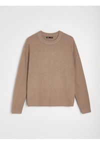 Sinsay - Sweter basic - brązowy. Kolor: brązowy