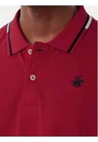 Beverly Hills Polo Club Polo P-SS26M-P2525 Czerwony Regular Fit. Typ kołnierza: polo. Kolor: czerwony. Materiał: bawełna #2