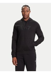 EA7 Emporio Armani Bluza 7M000903 AF13512 UC001 Czarny Regular Fit. Kolor: czarny. Materiał: bawełna #1