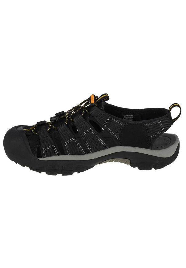 keen - Sandały męskie, Keen Newport H2. Kolor: czarny. Materiał: materiał, syntetyk, tkanina