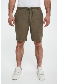 Aeronautica Militare - Bermudy męskie lniane AERONAUTICA MILITARE. Materiał: len #4