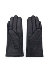Wittchen - Damskie rękawiczki ze skóry z wycięciem czarne. Kolor: czarny. Materiał: skóra. Styl: klasyczny, elegancki #2