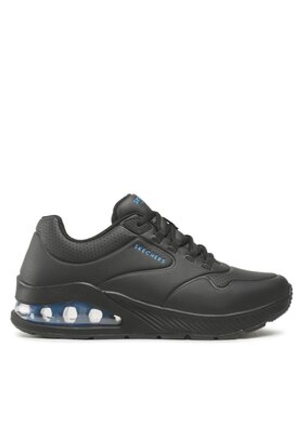skechers - Skechers Sneakersy Skechers Uno 2 Czarny. Kolor: czarny. Materiał: skóra