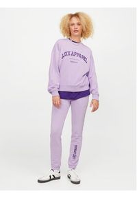 JJXX Bluza Riley 12248650 Fioletowy Regular Fit. Kolor: fioletowy. Materiał: syntetyk #4
