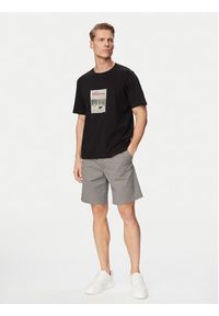 Jack & Jones Szorty materiałowe Jaiden Rocco 12292831 Szary Regular Fit. Kolor: szary. Materiał: bawełna #4