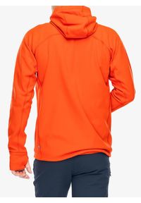 Fjällräven - Polar męski Fjallraven Expedition Fleece Hoodie. Kolor: pomarańczowy. Materiał: polar. Sport: turystyka piesza