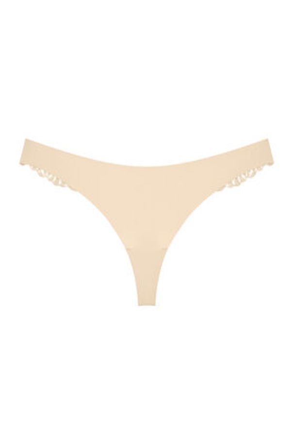 Triumph Stringi Pretty 10222212 Beżowy. Kolor: beżowy. Materiał: syntetyk