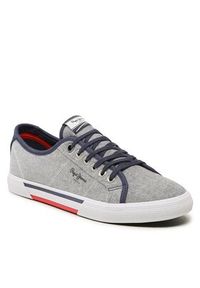 Pepe Jeans Tenisówki Brady Men Chambray PMS30817 Granatowy. Kolor: niebieski. Materiał: materiał