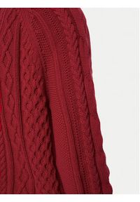 GAP - Gap Sweter 626355-05 Czerwony Regular Fit. Kolor: czerwony. Materiał: bawełna #3