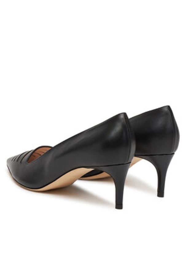 Pollini Szpilki PA10145C0MPA200A Czarny. Kolor: czarny. Materiał: skóra. Obcas: na szpilce