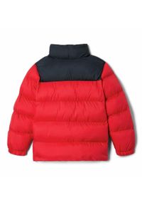 columbia - Kurtka Puchowa Columbia Puffect Jacket Dziecięca. Kolor: czerwony. Materiał: puch