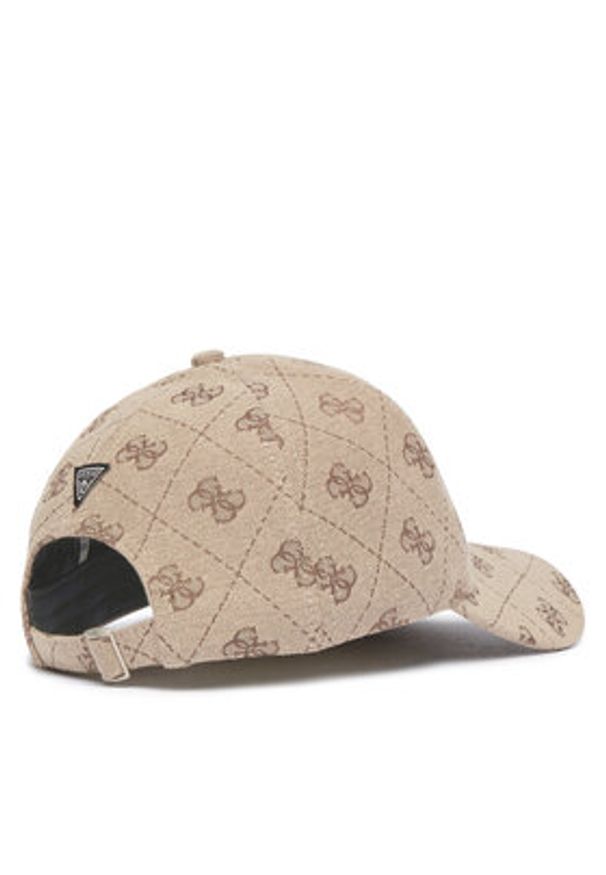 Guess Czapka z daszkiem M5GZ18 WGUE0 Beżowy. Kolor: beżowy. Materiał: bawełna