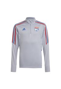 Adidas - Bluza treningowa dla dzieci OL 2022/23 Tiro. Kolor: szary