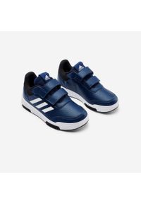Adidas - Buty sportowe dla dzieci ADIDAS Tensaur. Okazja: na uczelnię. Zapięcie: rzepy. Kolor: biały, wielokolorowy, niebieski. Materiał: kauczuk
