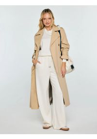 Big-Star - Bluza damska z wiskozy kremowa Lunara 102. Okazja: do domu. Kolor: kremowy. Materiał: wiskoza. Długość: długie. Styl: elegancki, sportowy #2