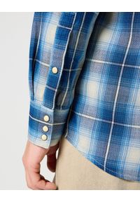Wrangler - MĘSKA KOSZULA KRATA WRANGLER WESTERN SHIRT BUFFALO INDIGO 112357251 #5