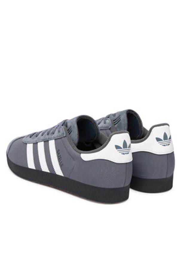 Adidas - adidas Sneakersy Gazelle JR6294 Szary. Kolor: szary. Materiał: skóra, zamsz. Model: Adidas Gazelle