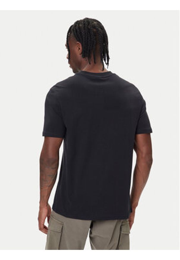 Napapijri T-Shirt S-Drapeau Ss NP0A891K Czarny Regular Fit. Kolor: czarny. Materiał: bawełna