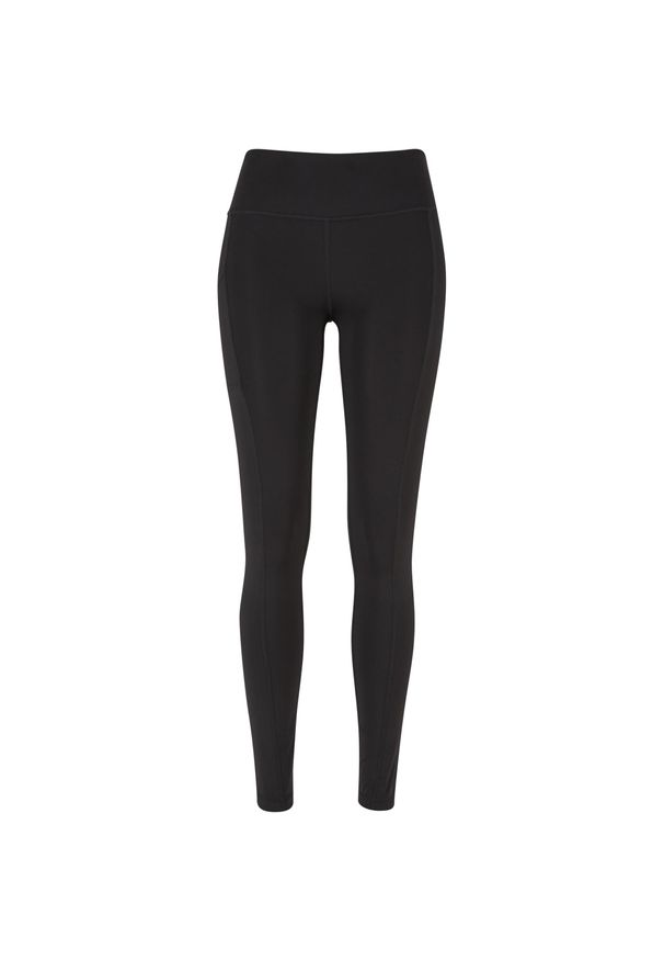 Damskie legginsy z recyklingu z kieszenią Urban Classics. Kolor: czarny. Materiał: materiał