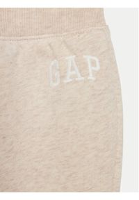 GAP - Gap Spodnie dresowe 699662-14 Beżowy Regular Fit. Kolor: beżowy. Materiał: bawełna