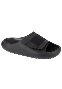 Klapki unisex Crocs 209413001. Kolor: czarny. Materiał: syntetyk, materiał. Styl: sportowy
