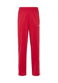 Adidas - adidas Spodnie dresowe Firebird HZ6651 Czerwony Regular Fit. Kolor: czerwony. Materiał: syntetyk #8