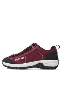 Alpina Trekkingi Diamond 636H-3 Bordowy. Kolor: czerwony. Materiał: skóra #6