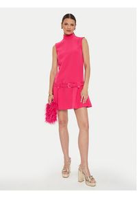 Versace Jeans Couture Sukienka codzienna 76HAO924 Różowy Slim Fit. Okazja: na co dzień. Kolor: różowy. Materiał: syntetyk. Typ sukienki: proste. Styl: casual #4